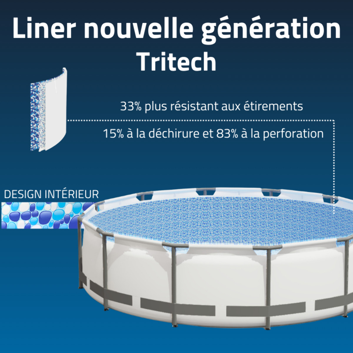 Bestway Piscine hors sol tubulaire ronde Bestway Steel Pro Max 549 x 122 cm gris clair