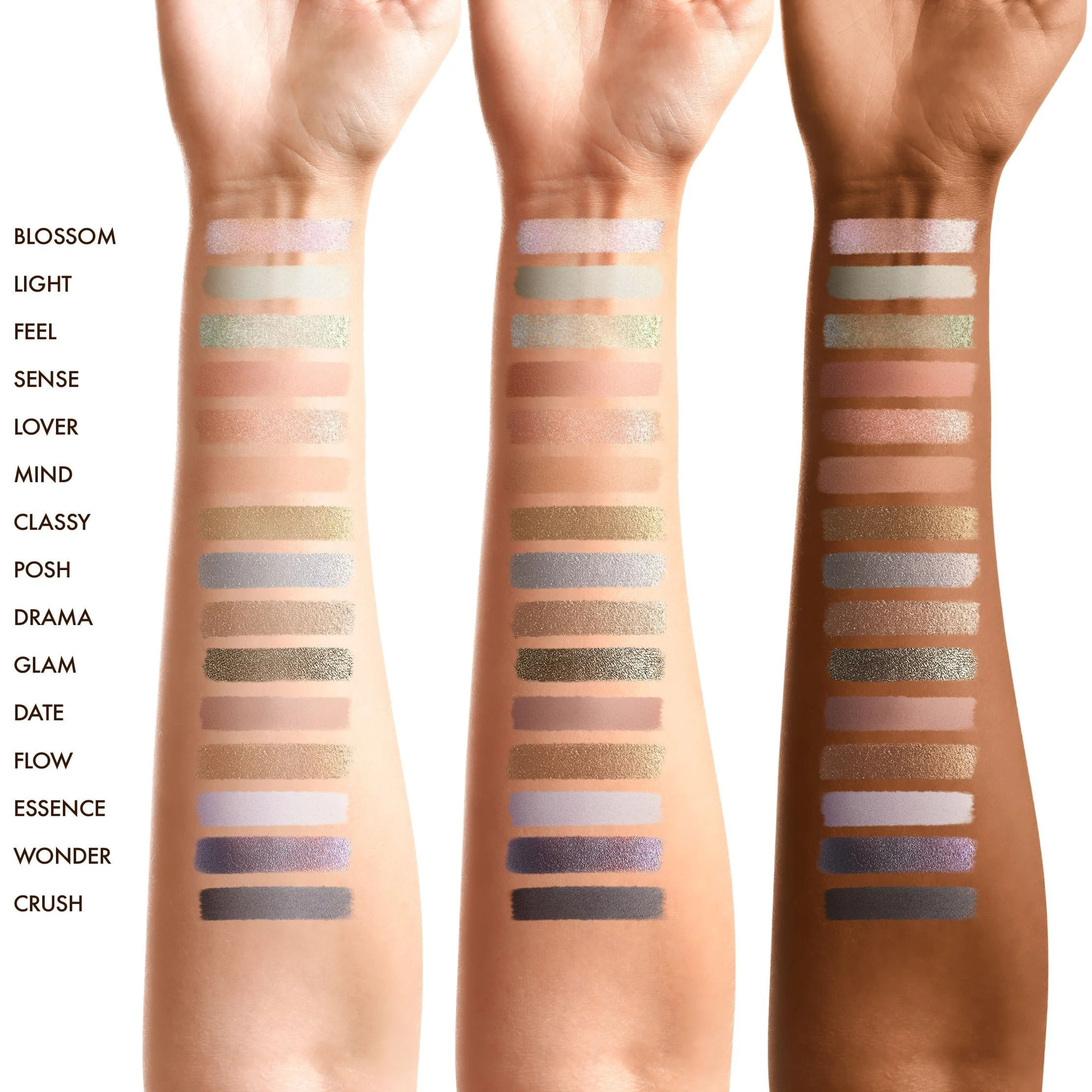 GLAM EYES EYESHADOW PALETTE Palette di ombretti matt e shimmer