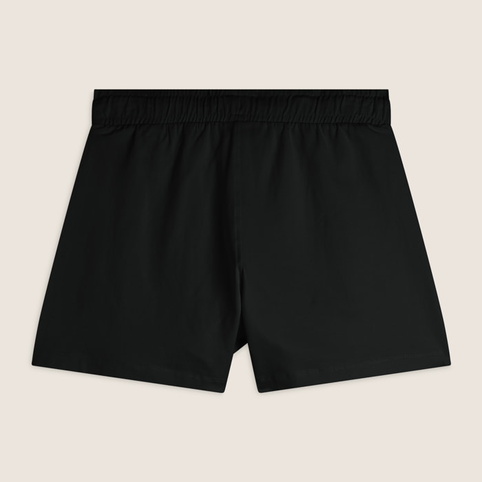 Pantaloni corti in jersey con grafica dorata