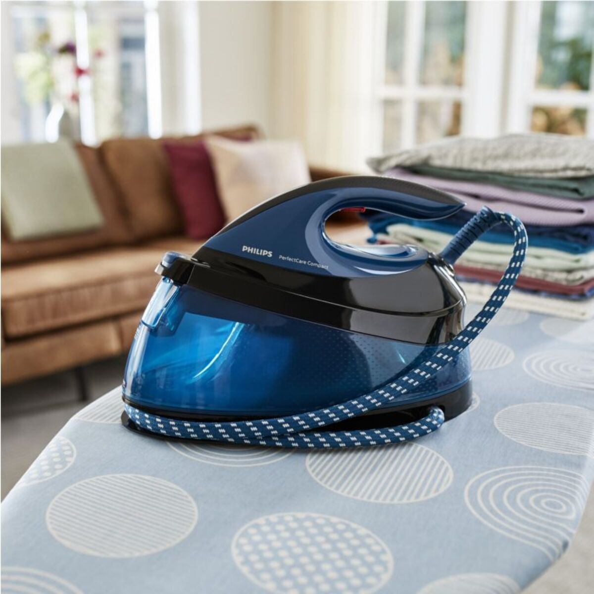 Centrale vapeur PHILIPS GC7846/80 bleu 1,5L