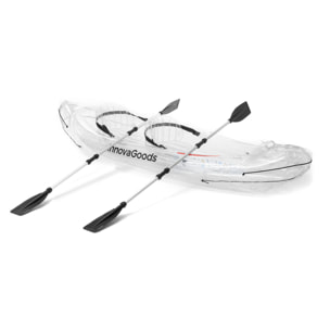 Kayak Gonflable Transparent avec Accessoires Paros InnovaGoods 312 cm 2 places