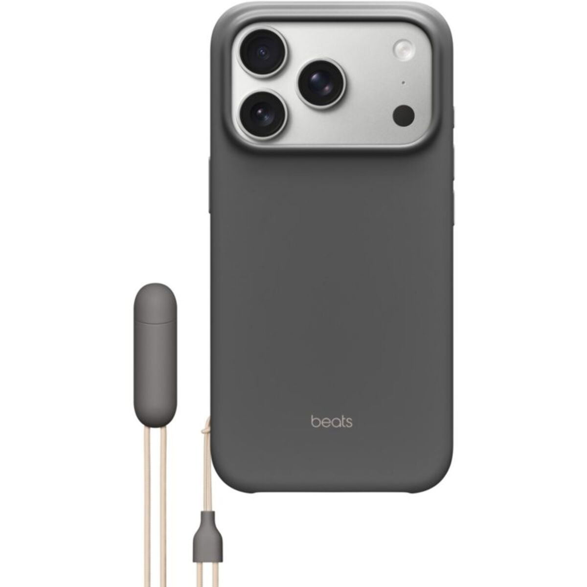 Coque BEATS iPhone 17 Pro Magsafe stand Gris granite