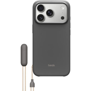 Coque BEATS iPhone 17 Pro Magsafe stand Gris granite
