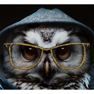 DIPINTO SU TELA LACCATO EDVY C/CORNICE CM 53X3X73