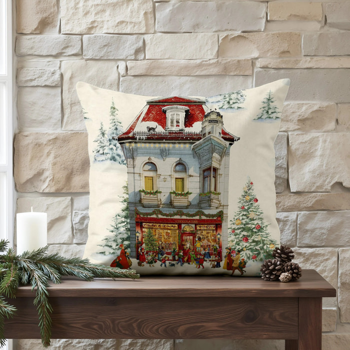 Housse de coussin Christmas City B