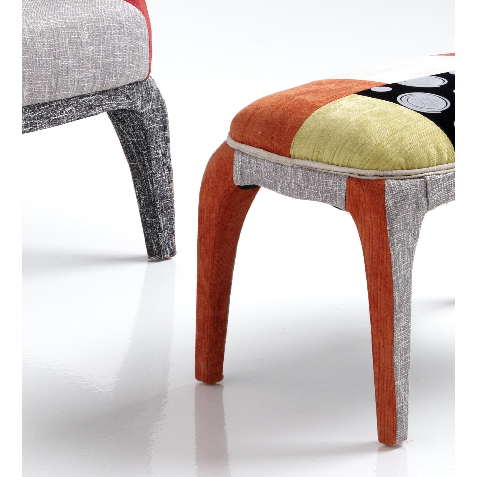 Tomasucci poltrona + pouf ''KALEIDOS-E'' multicolore