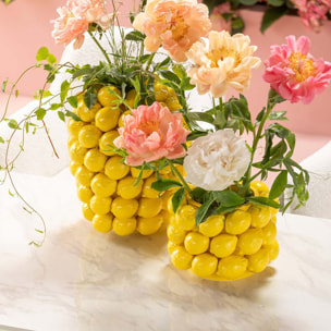 Vase citrons jaunes 40cm Kare Design