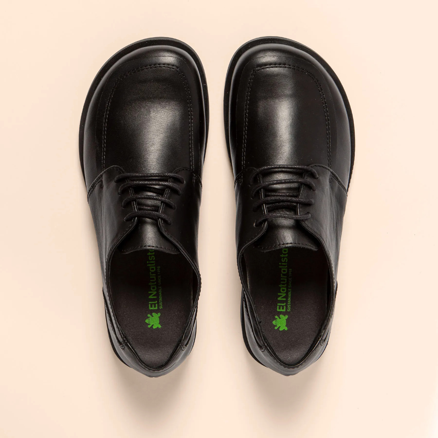 Zapatos N5876 SOFT NAPPA BLACK / ARENISCA color Black