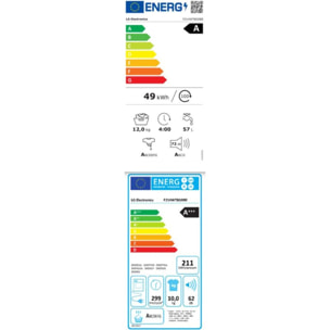 Lave linge séchant hublot LG F214WT8GRBE Washtower