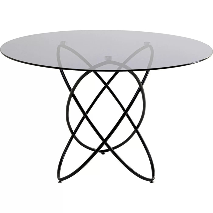 Table Molekular 120cm noire Kare Design