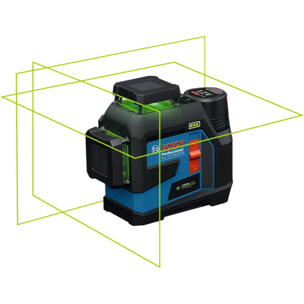 Laser 3 plans GLL 12V-100-33 CG - BOSCH - avec 1 baterie 12V 2.0Ah - chargeur - accessoire -LBoxx - 0601065401
