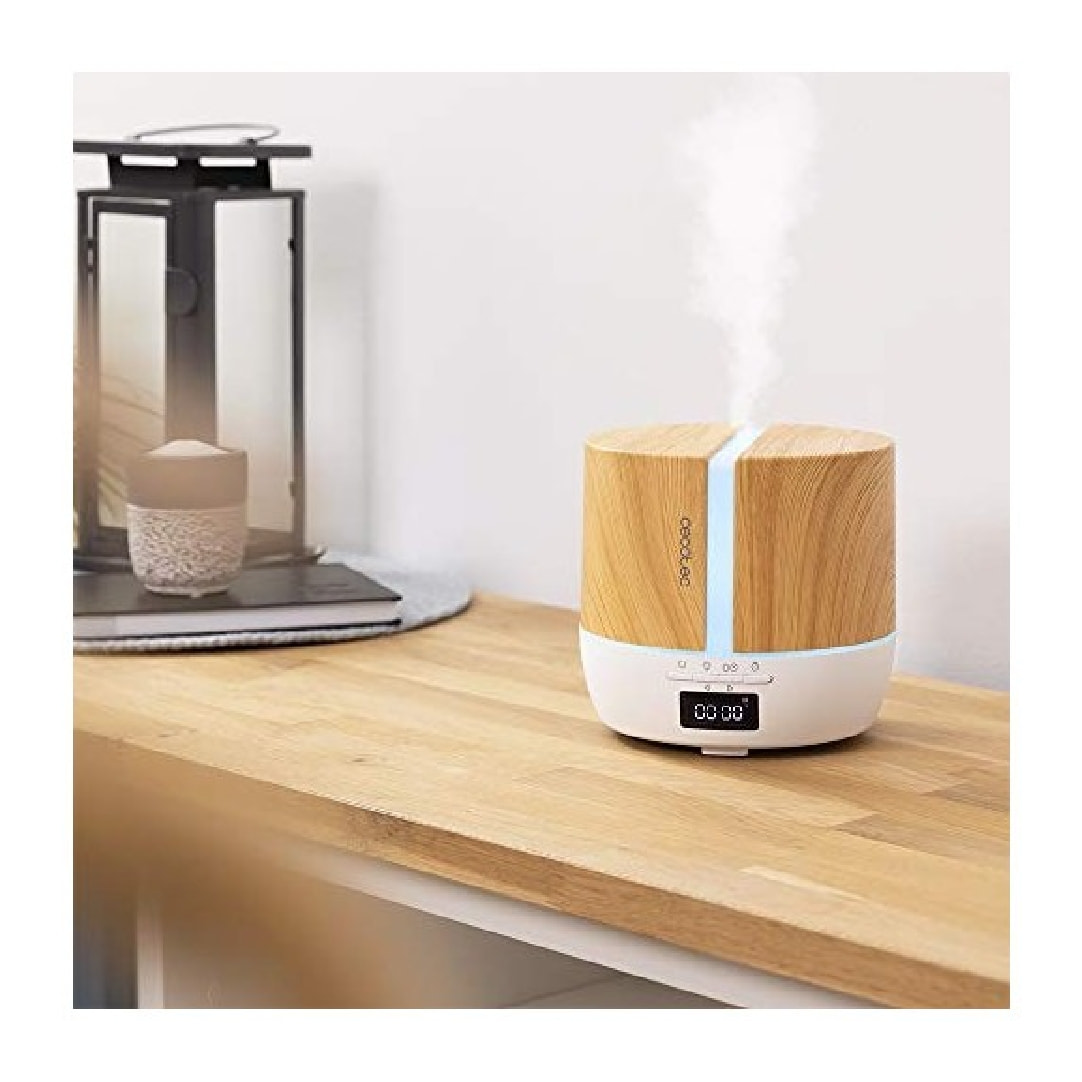 Umidificatori PureAroma 550 Connected White Woody Cecotec