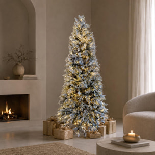 200 ab.cervino med con neve 450 led 746/t - Pezzi 1 - VERDE - Bianchi Dino SpA