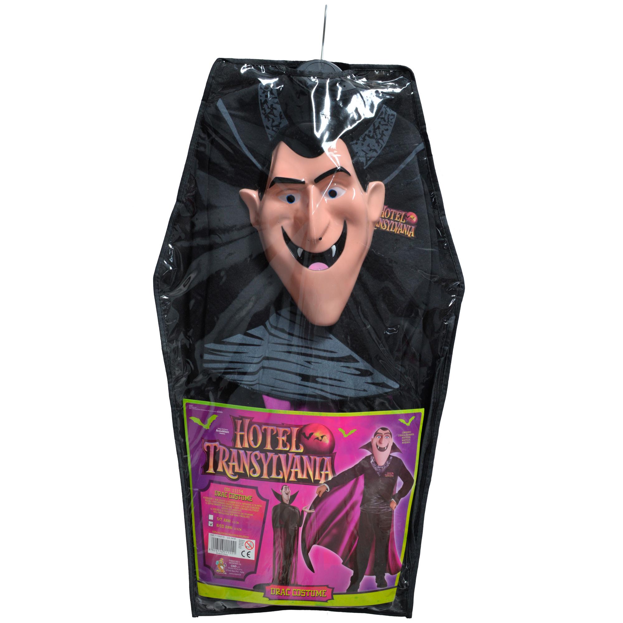 Conte Drac Hotel Transylvania Costume Vampiro Bambino Con Maschera