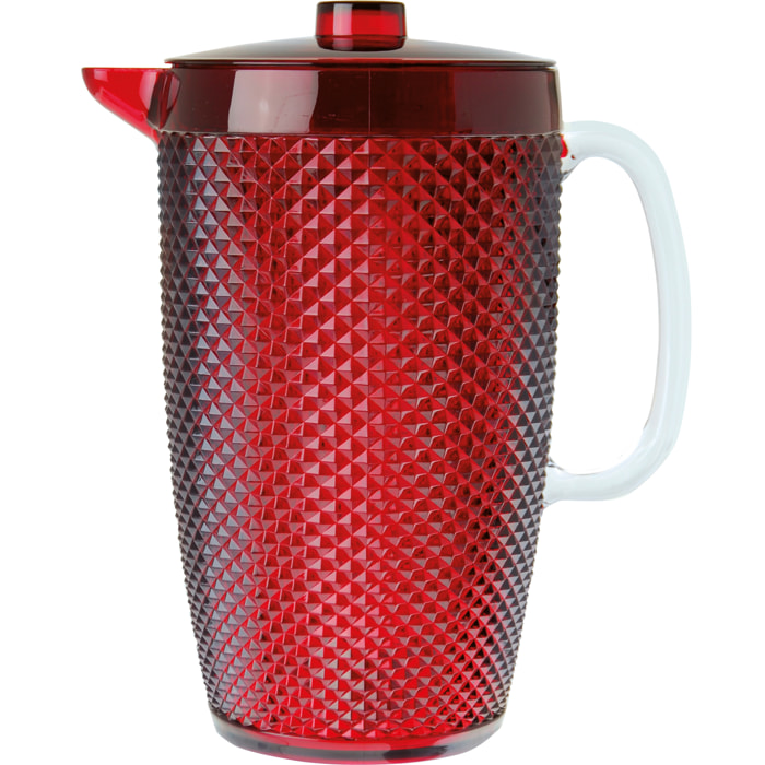 Brocca 2,5 L Excelsa – Diamond, Plastica Rosso