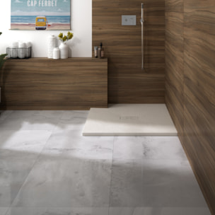 Receveur KINEDO découpable Kinerock Evo biolex rectangle sable