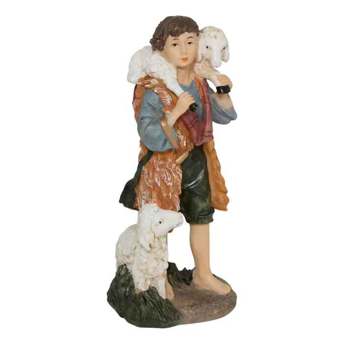 Santon pour crèche de Noël H.20cm résine assorti