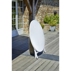 MARIUS - Ensemble repas de jardin 4 places en aluminium