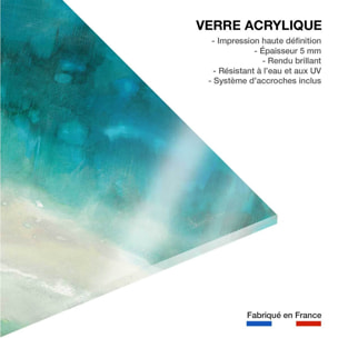 Tableau deco Plage bleue Tableau plexiglas