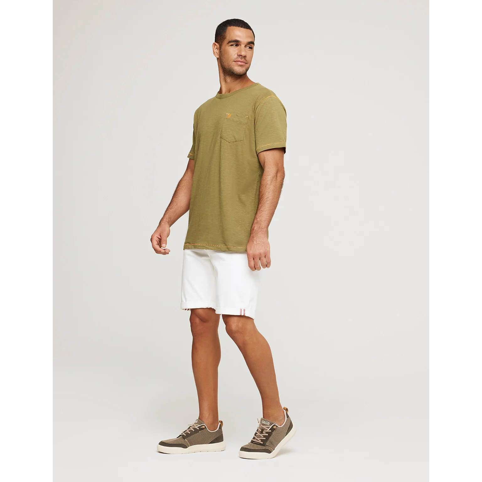 Camiseta Manga Corta Caqui - Darwin