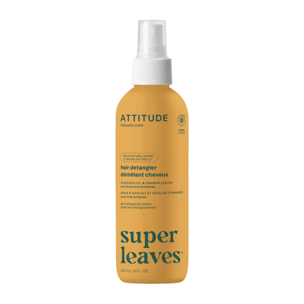 Super leaves Desenredante capilar Nutre y revitaliza Hojas de naranjo Attitude 240 ml