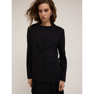 Motivi - Blazer monopetto in punto milano - Nero