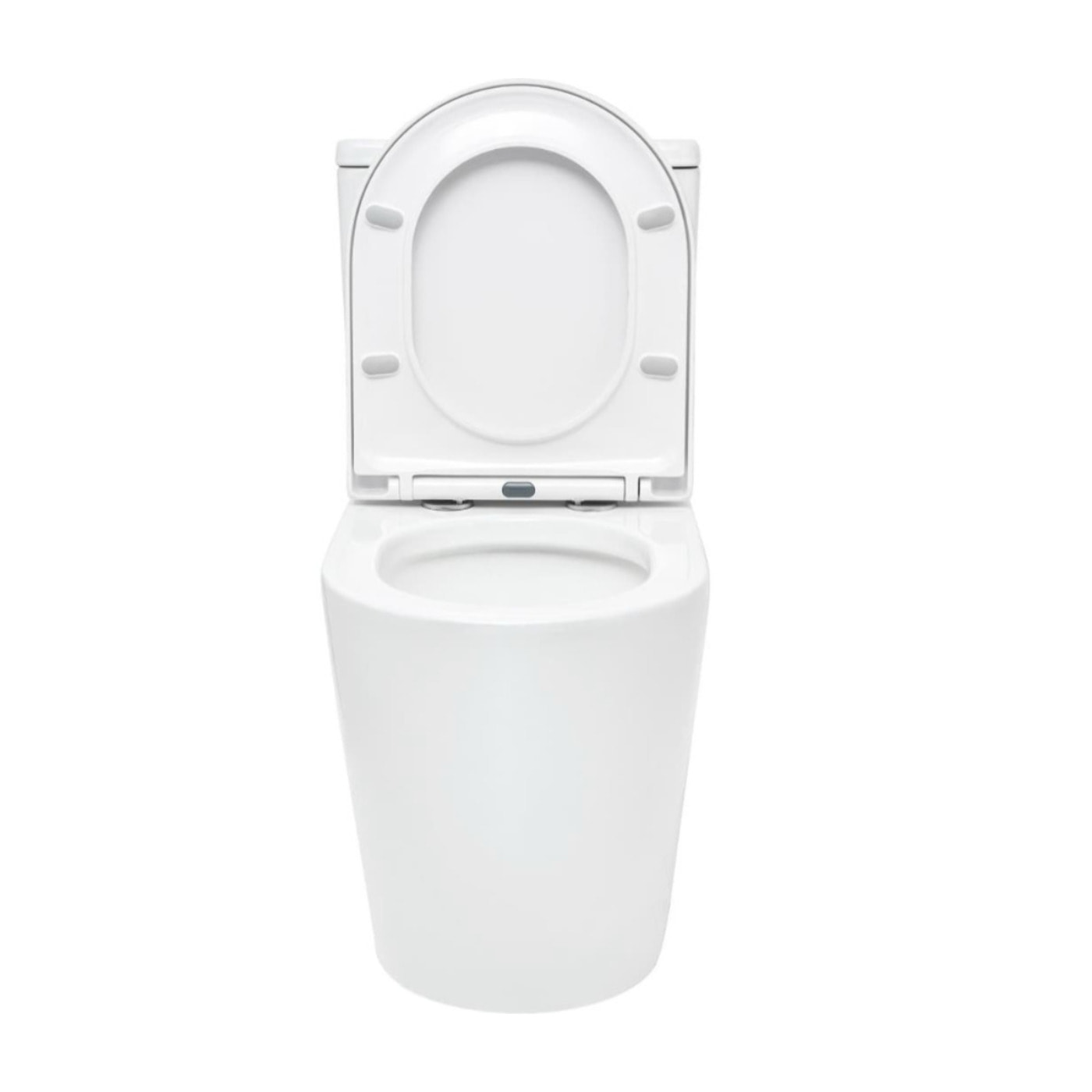 Fusion WC à poser sans bride, rinçage Vortex, avec abattant SoftClose, blanc (SATFUS031RTORVP)