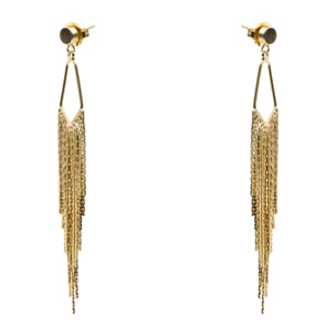 Pendientes acabado en oro amarillo de 18k