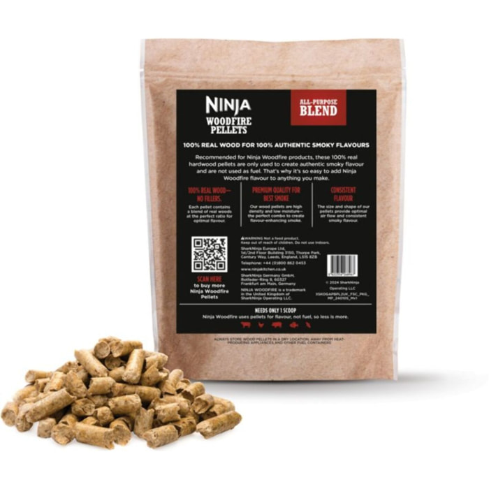 Allume feu NINJA Granulés de bois Ninja Woodfire Mélange polyvalent 900g