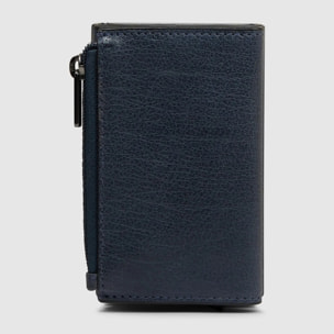 Piquadro Portafoglio compatto con portacarte automatico, porta monete e protezione RFID