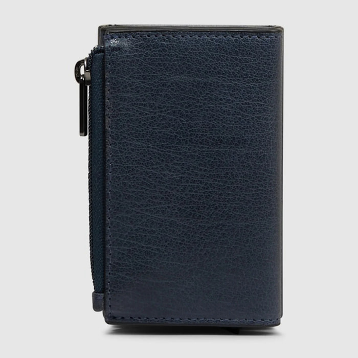 Piquadro Portafoglio compatto con portacarte automatico, porta monete e protezione RFID