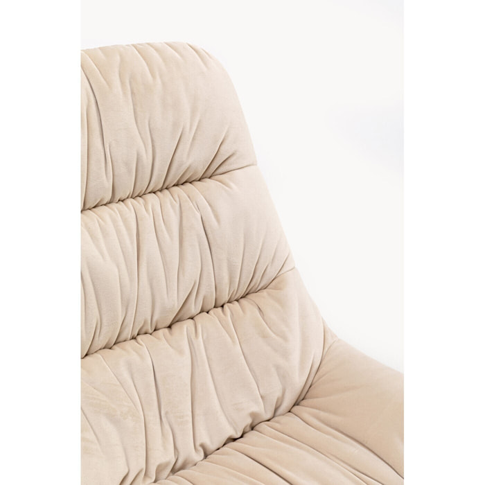 Chaise South Side crème Kare Design