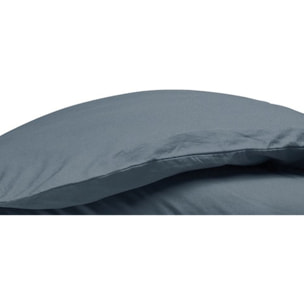 Housse De Couette 100% lin lavé Bleu Emeraude