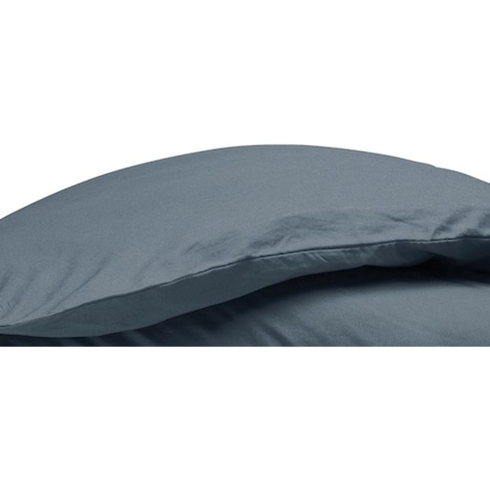 Housse De Couette 100% lin lavé Bleu Emeraude