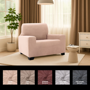 Funda de sofá TERCIOPELO ANTI MANCHAS Multi elástica modelo VERONICA