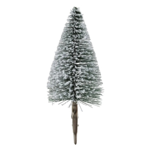 Décoration de sapin sapin x4 vert 15cm