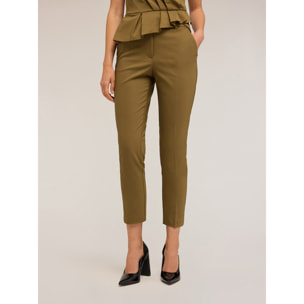 Motivi - Pantaloni regular - Verde militare