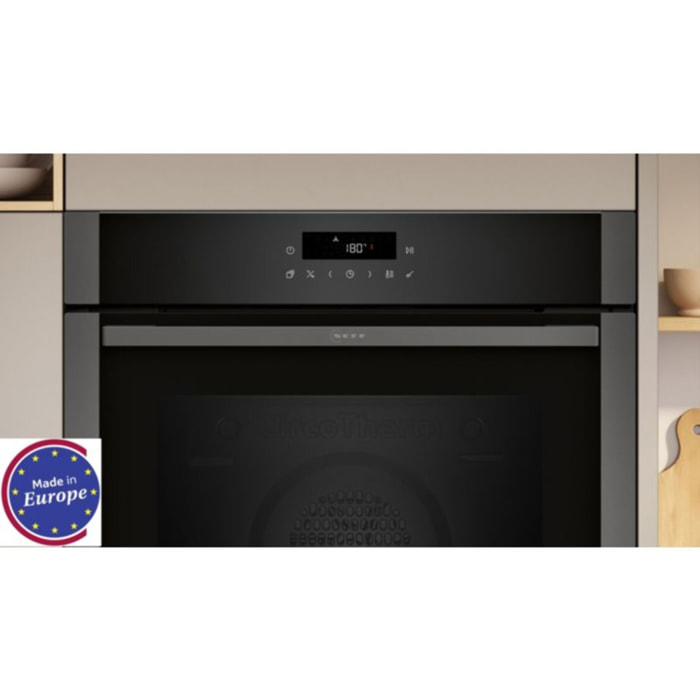 Four encastrable NEFF B2ACJ7AG0, Air Fry, Graphite Grey