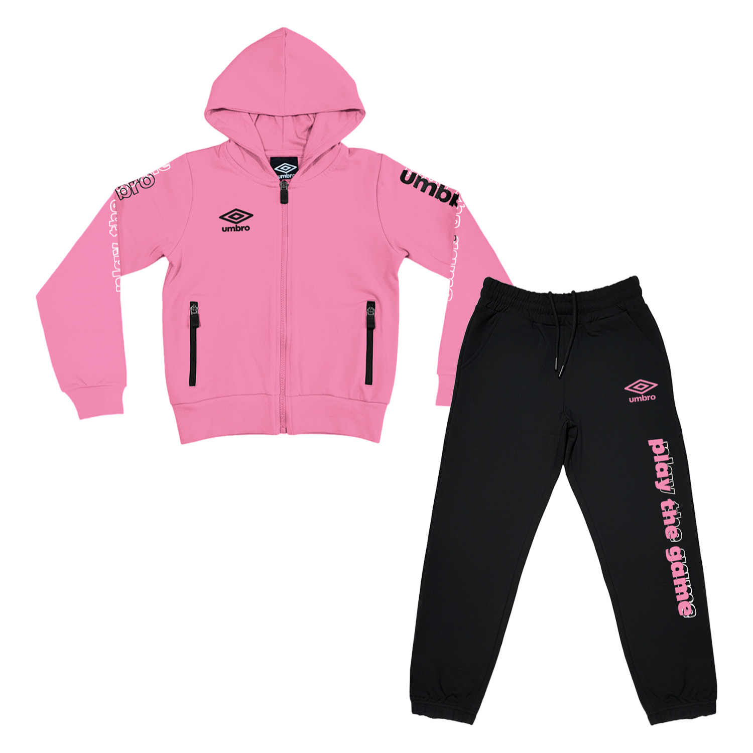 Tuta Bimba UMBRO Cotone Felpato Invernale 3 / 7 Anni