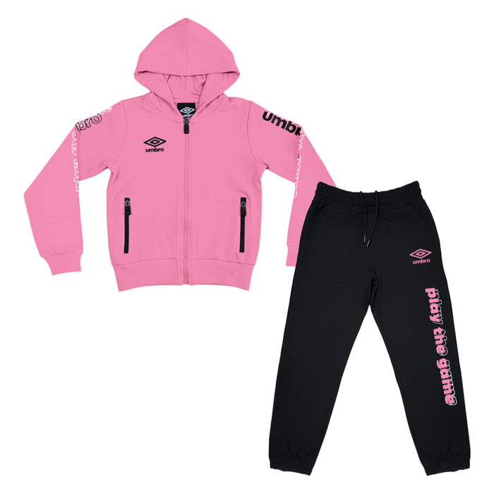 Tuta Bimba UMBRO Cotone Felpato Invernale 3 / 7 Anni