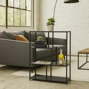 Étagère Loftie 100x77cm noire Kare Design