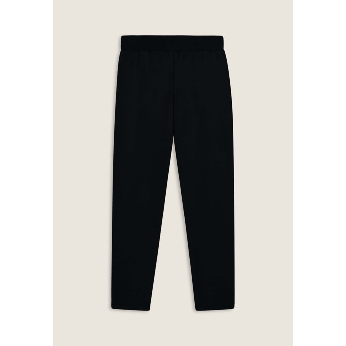 Pantaloni regular fit con gamba dritta e coulisse