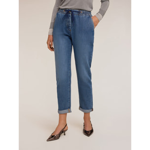 Motivi - Jeans holgados mixto lyocell - Azul