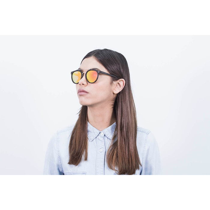 GAFAS DE SOL SUNPERS BIARRITZ DOUBLE METAL BRIDGE de color Rojo