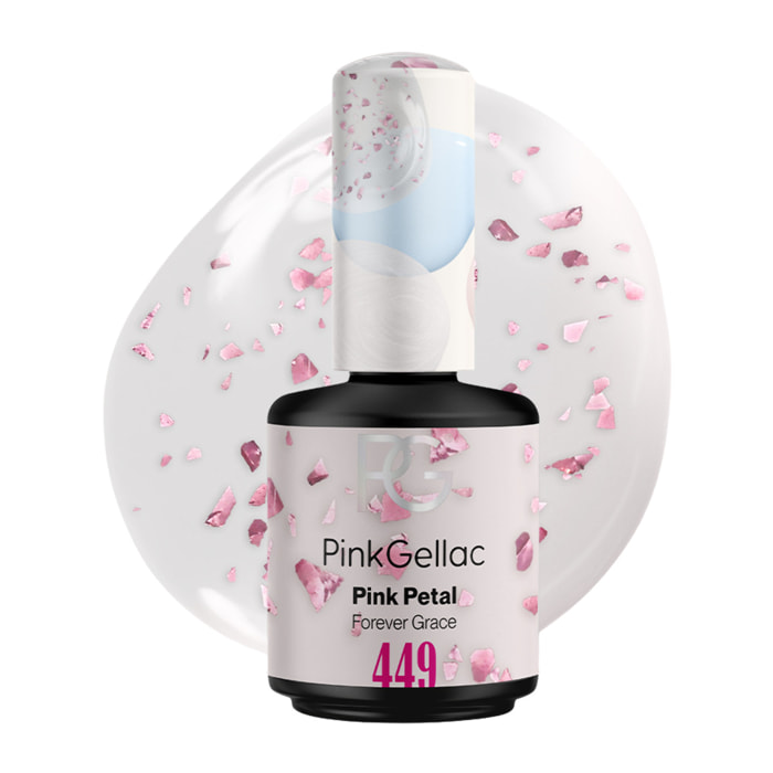 Vernis semi-permanent - 449 Pink Petal - 15 ml