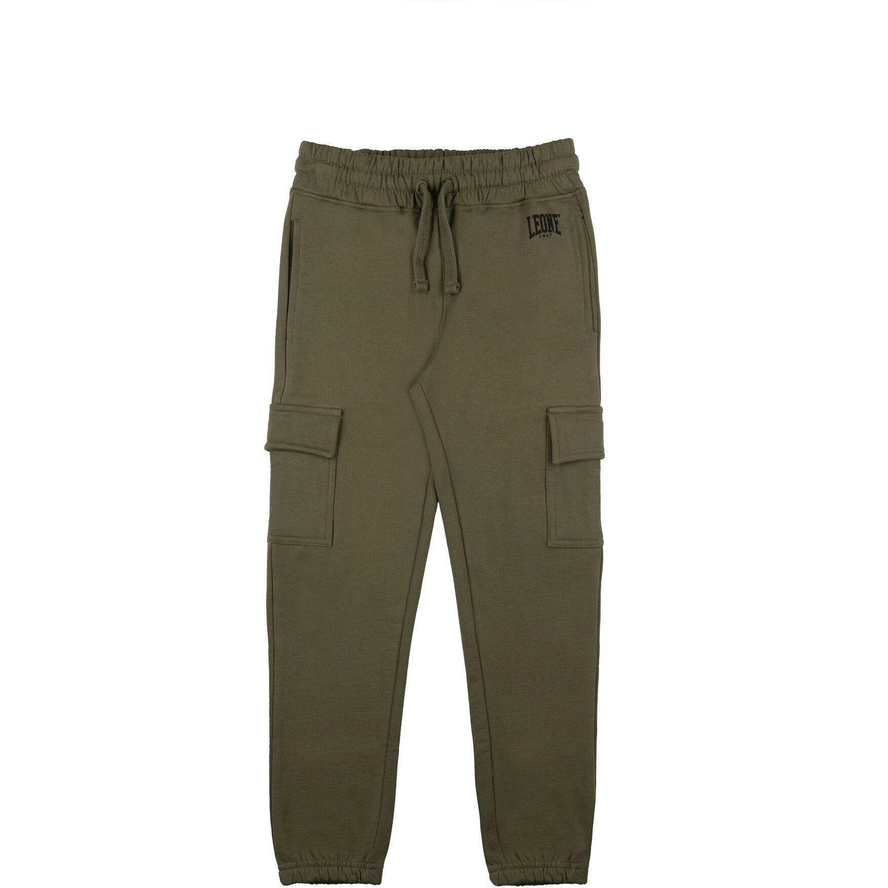 Pantalone invernale cargo da bambino in felpa Leone 1947 Basic