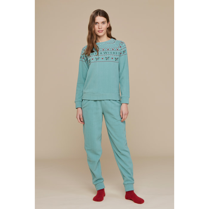 Pigiama donna micropile winter Noidinotte