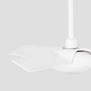Forlight - Ventilador SFERA Acero, PMMA Blanco, OPAL