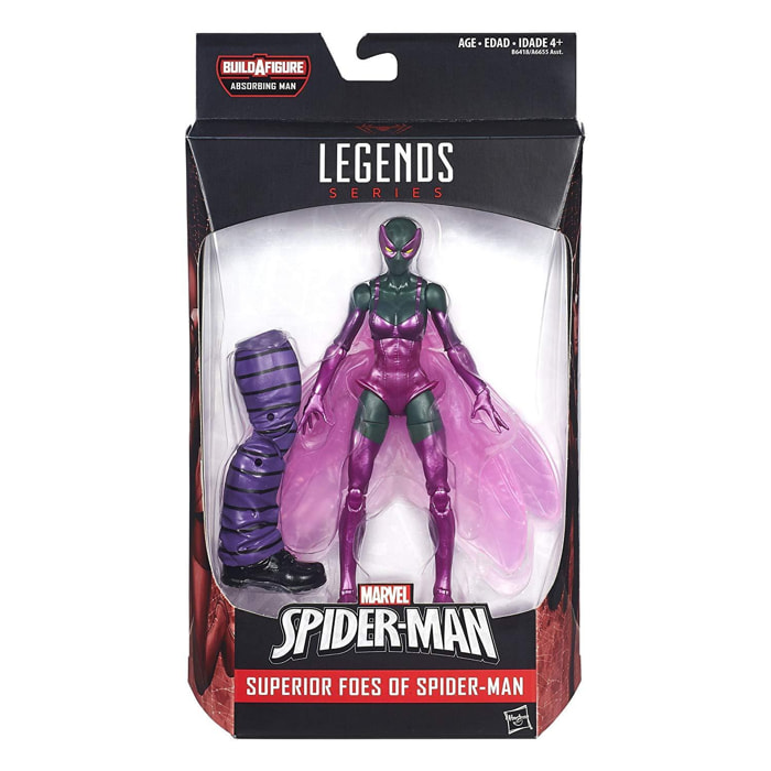 Marvel Legend Series Action Figura Nemici Di Spider-man Scarabeo 15cm