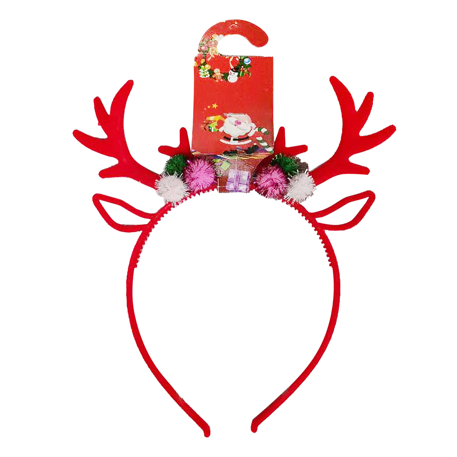 Diadema con diseño navideño.